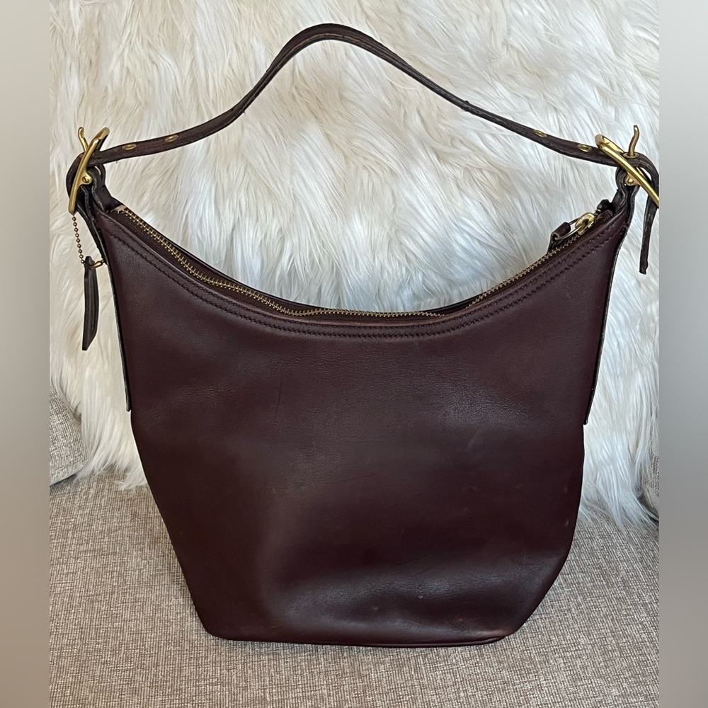 Vintage Coach B2D-9623 Legacy West Hobo shoulder bag brown leather - Picture 4 of 13